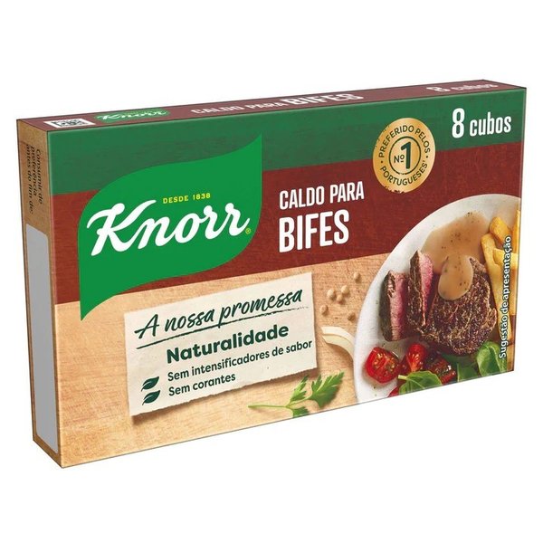Caldo para Bifes 8 Cubos 80g Knorr