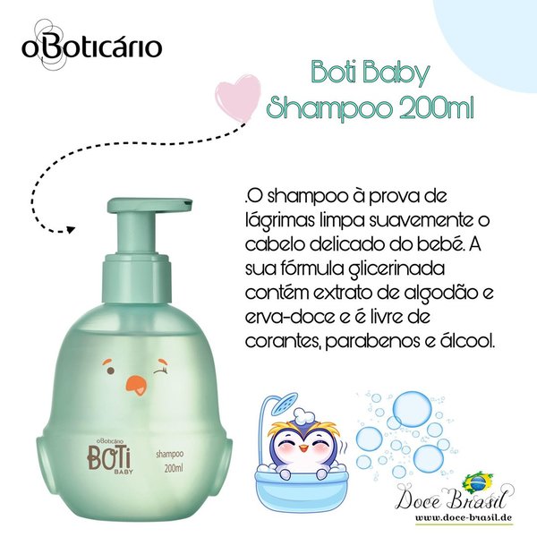 Boti Baby Shampoo Suave 200ml
