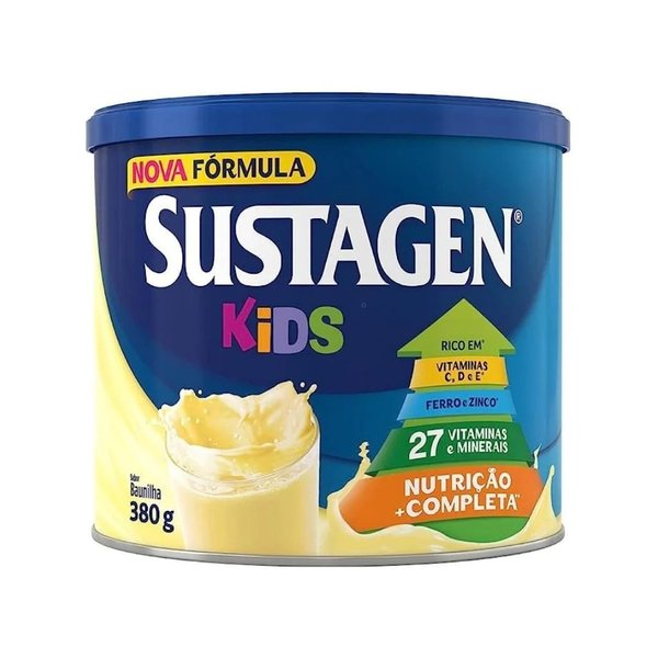 Sustagen Suplemento Alimentar Kids Baunilha - 380g