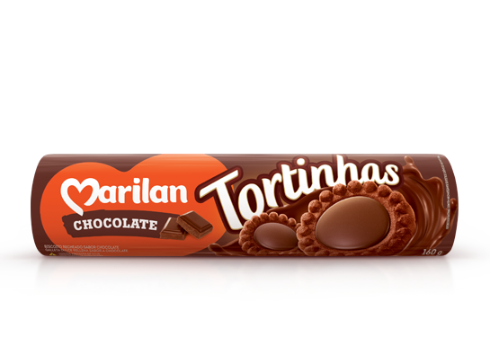 Biscoito Tortinhas Chocolate 160g Marilan