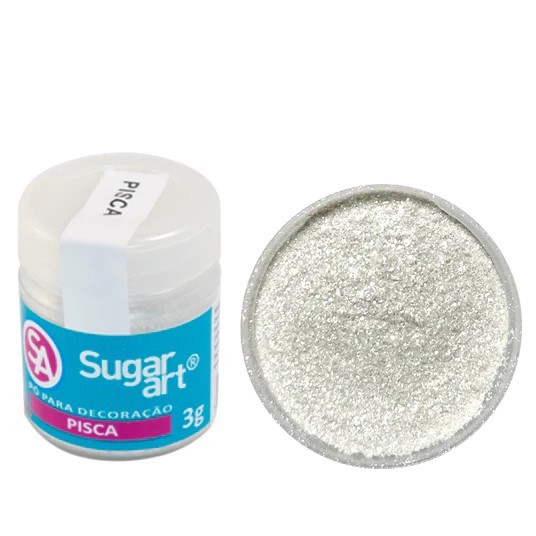 Pó para Decoração Pisca 3g - Sugar Art