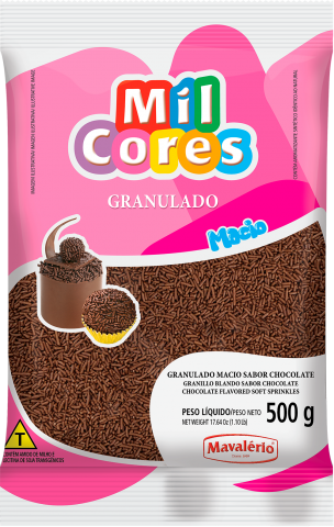 Granulado Macio De Chocolate 500g