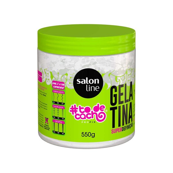 Gelatina #todecacho Super Definição Salon Line 550g