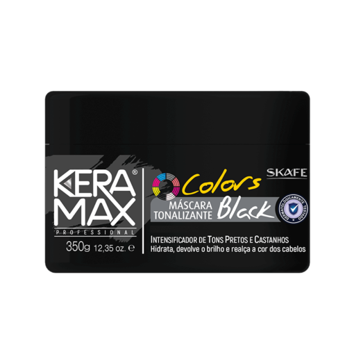 Máscara Tonalizante Black Keramax Colors 350g